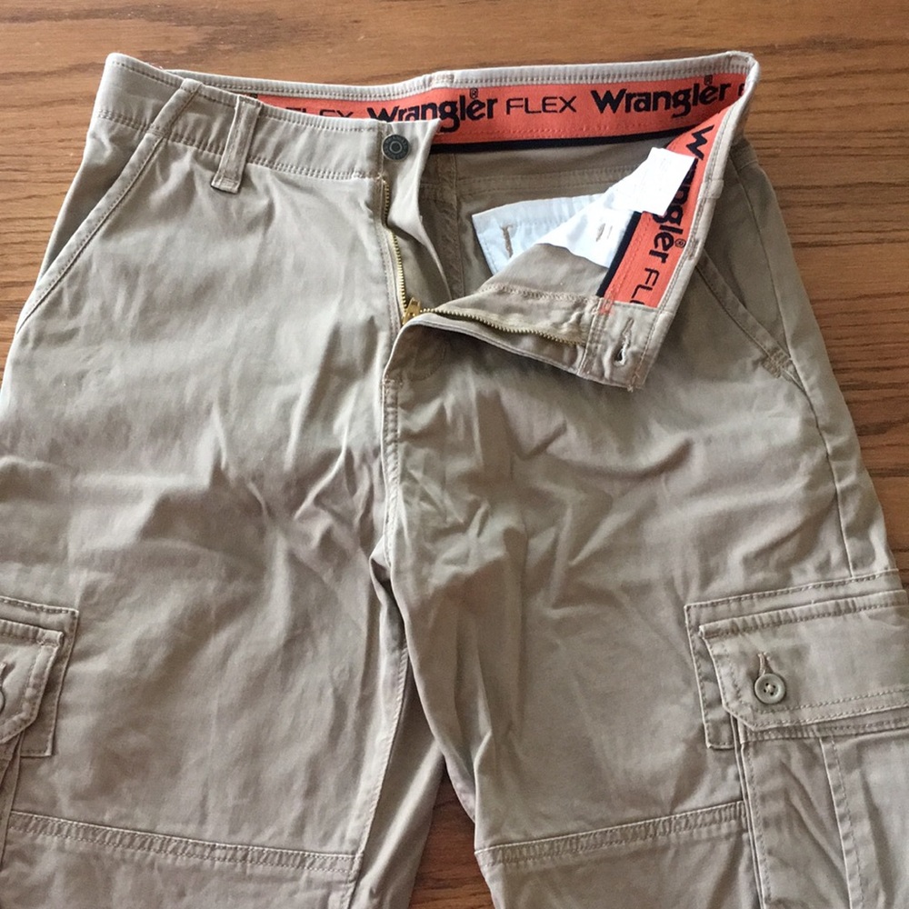Khaki Cargo Shorts